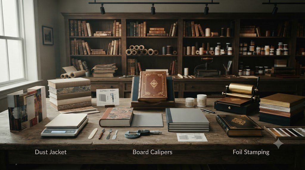 Hardcover Casebound Anatomy: Dust Jackets, Board Calipers & Foil Stamping